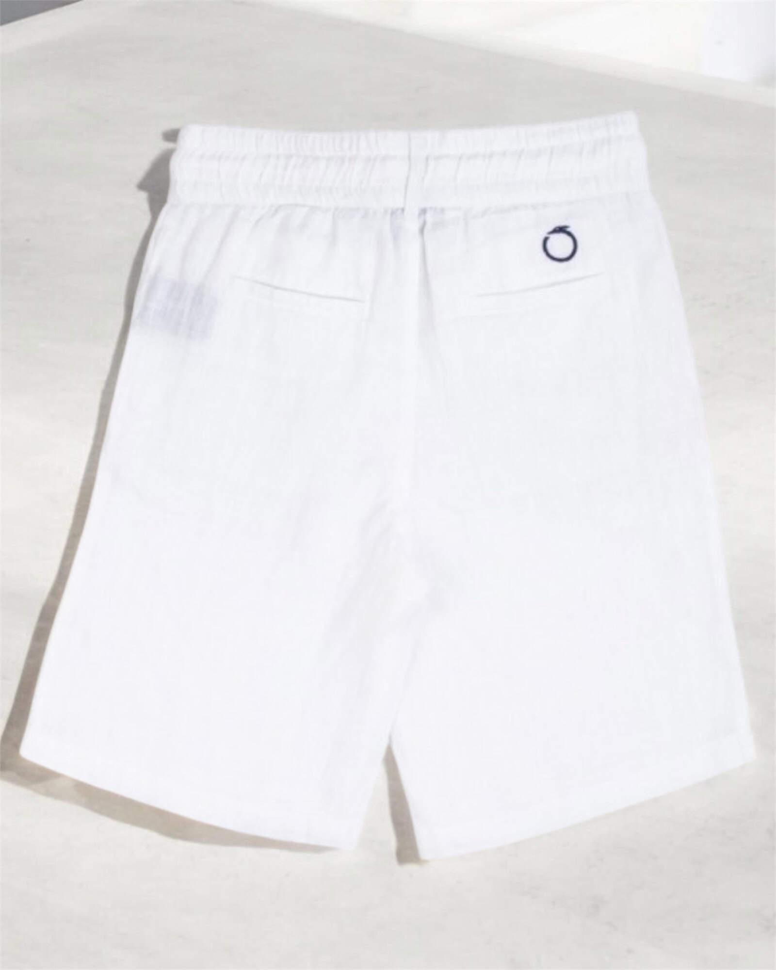 Leinen-Bermudashorts