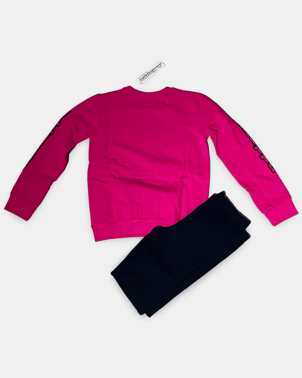 Sweatshirt-Trainingsanzug mit Rundhalsausschnitt