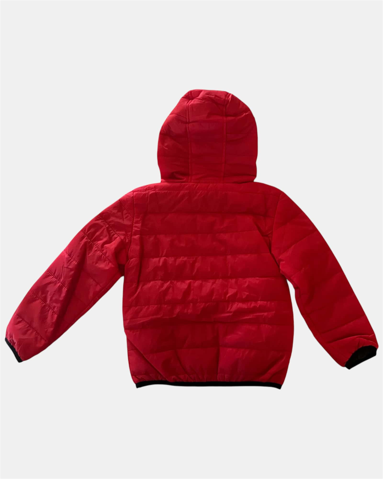 Rote Kapuzenjacke