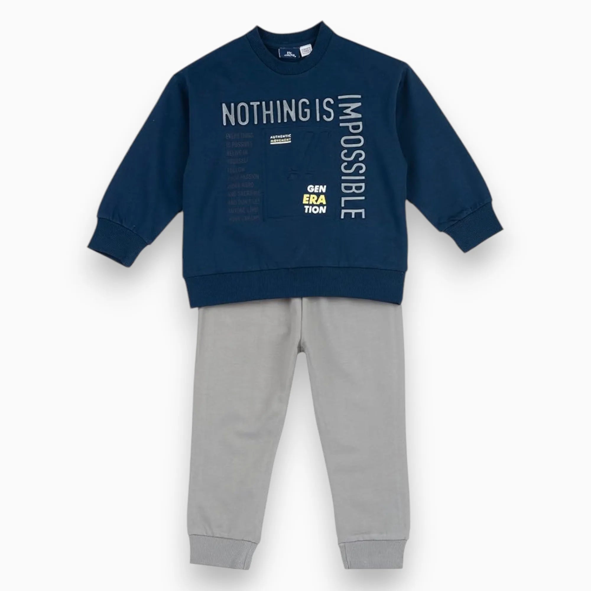 Tuta con felpa e pantalone